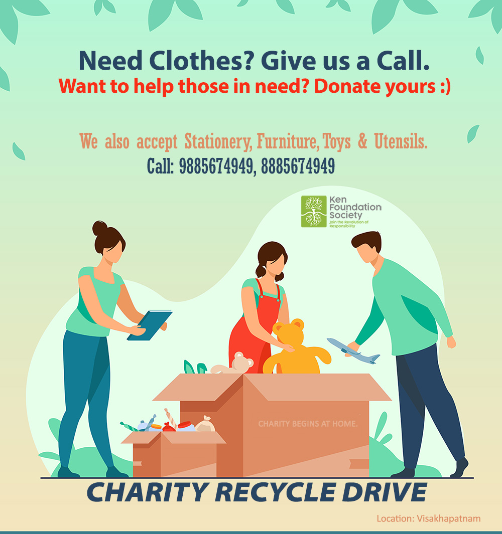 Charity begins at home. 
(Note: We do not have pickup facility please send your help at our collection centre)
#donateoldclothes #helpneedy #donateusedclothes #donateforgood #unseditems #charityathome #kenfoundation