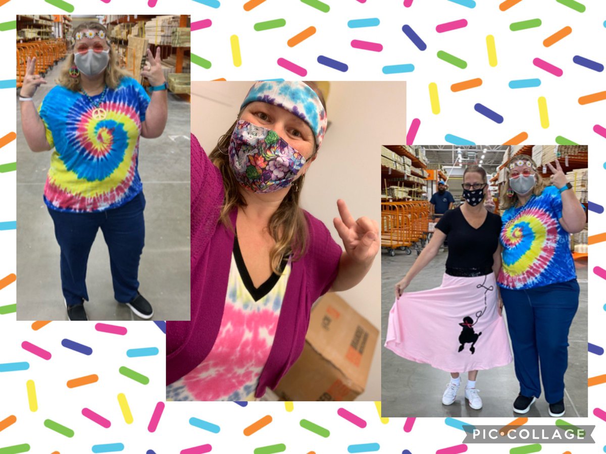 st_johns1324's tweet photo. Decades of Success Day 2! 🍨 ☮️ 50’s - 60’s has exploded in the store. We are dancing at the sock hop &amp; giving peace a chance. Can’t wait for the burgers &amp; floats!! 😋 @SarahFarrellTHD @Cruising_Kat @LisaLap1315 https://t.co/EdvYhNe5i6