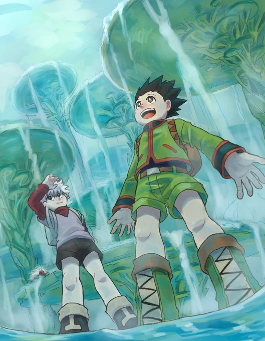 地の底の冒険へ
#hxh
#きっと楽しいよ 