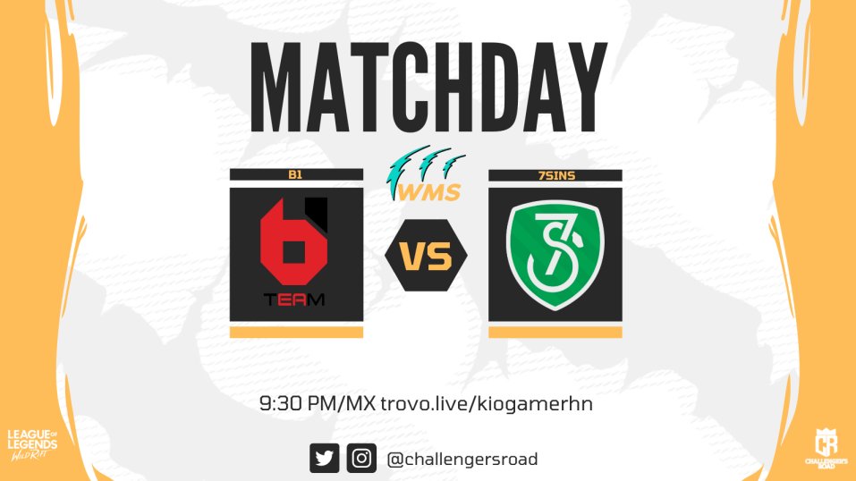 KioGamerOficial's tweet photo. Continuamos con Wild Master Series #WMS
Miktlan Riders vs @Hydra3sports_BS
@TeamB1_GG vs @GG7sins
😱 desde las 8 pm MX
https://t.co/WHb3LetPyV
@ChallengersRoad @wildriftLATAM @trovolive https://t.co/iZlHkMqDeP