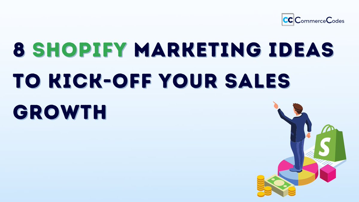 CommerceCodes's tweet photo. Here are the best Shopify marketing ideas to market your Shopify store to increase online sales. 

📝 Create customer profile
📝 Develop an SEO strategy
📝 Add a live chat feature
📝 Launch promotions and discounts

Contact us - https://t.co/k8SCiGtDff

#shopify #commercecodes https://t.co/AmkdNRK0Bf