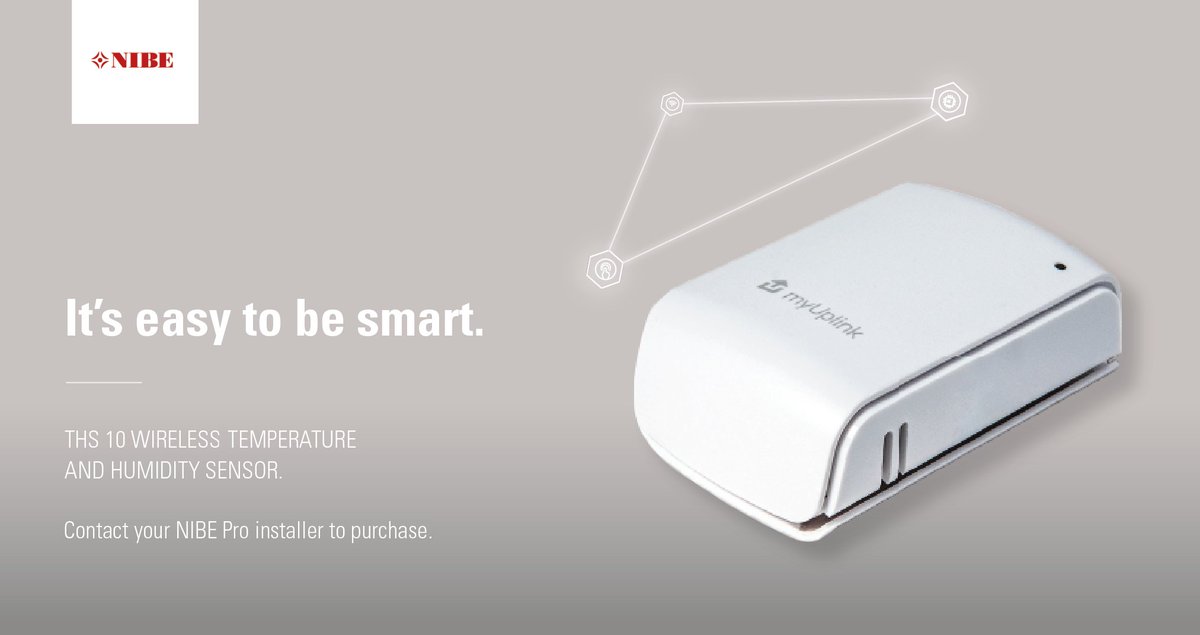 NIBEEnergy's tweet photo. Our wireless sensor allows you to read the temperature and humidity in a room or climate zone using the #myUplink app, anytime and anywhere!

Find out more about our #smarthome accessories in our brochure 👉 https://t.co/IQAG2uGeVO

#NIBE #NIBESmart #HeatPumps #Sustainability https://t.co/aP4nRa5L8J