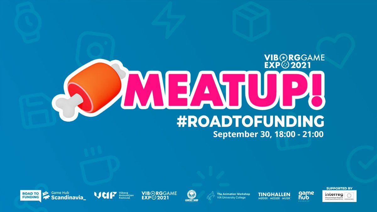 Counting down the hours until #ViborgGameExpo on September 30!

MeatUp! is ready for #dkgame &amp; #swegame, and they have adopted the #RoadToFunding event with networking and industry Talks about investment, new tech, trends and tendencies.

Check out 
game-expo.com/eng/meatup/