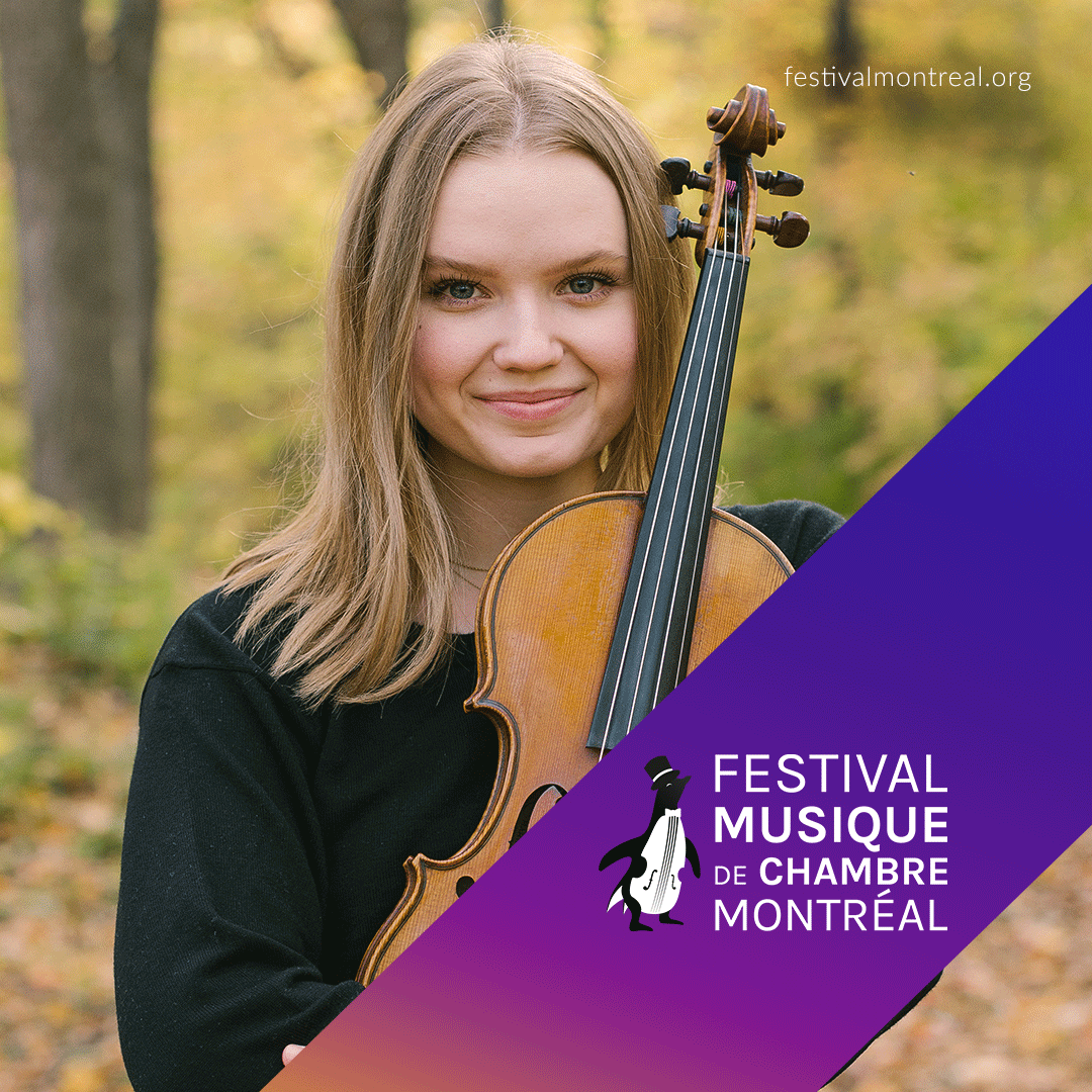Georgia Vogeli est une violoniste d’exception s’étant produite pour plusieurs prodigieux orchestres canadiens.

Récipiendaire d’un Alberta Foundation for the Arts Award, nous aurons le privilège de la compter parmi nos #JeunesVirtuoses.

festivalmontreal.org/news/pub:81/Le…

#FestivalMontreal