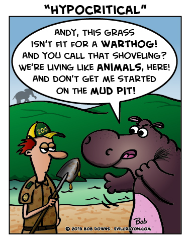 evilcrayon's tweet photo. It's a dirty job.
#hypocritical #hippocritical #zoo #animals #hippo #criticize #compain #cartoon #puns #idioms #satire #sarcasm #parody #funny #meme #lol https://t.co/IKalcPS2O1