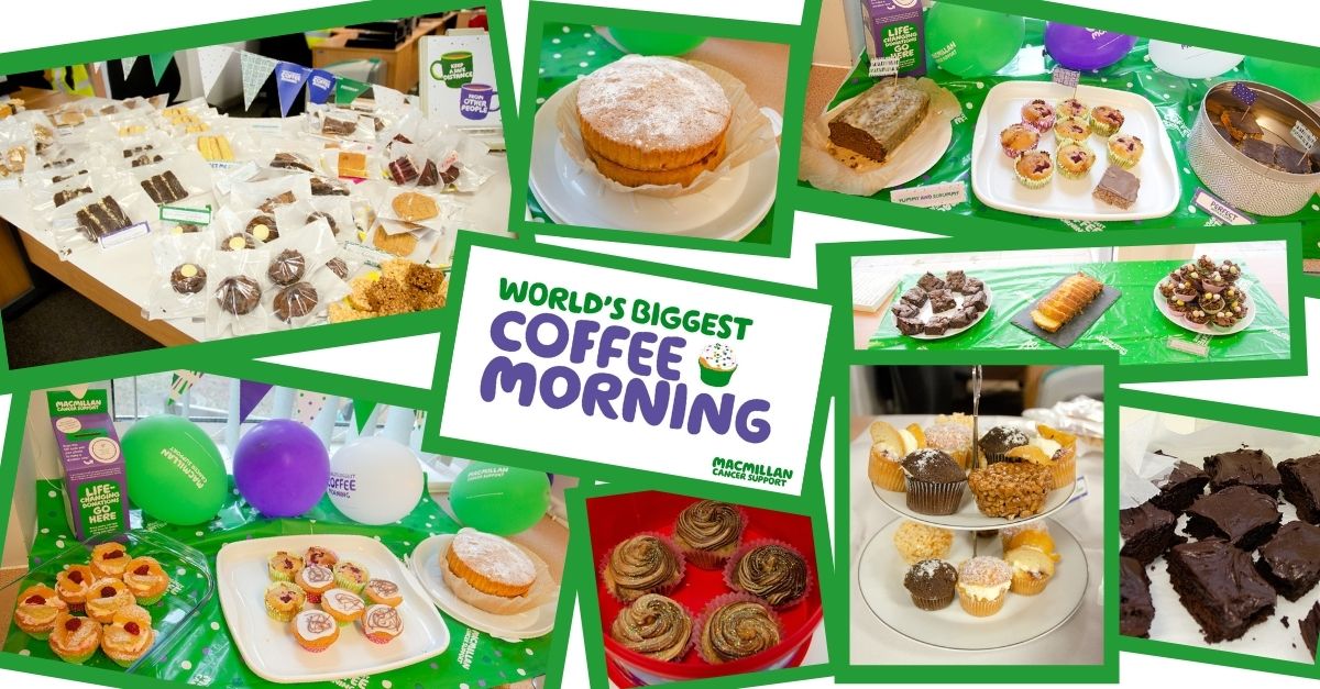 GlasdonUK's tweet photo. A massive thank you to all Glasdon staff who brought in delicious home baked goodies, to help raise funds for @macmillancancer 
#CoffeeMorning #TeamGlasdon 🧁🍰 #RaiseaMug ☕ https://t.co/R8IsrCx7Dx