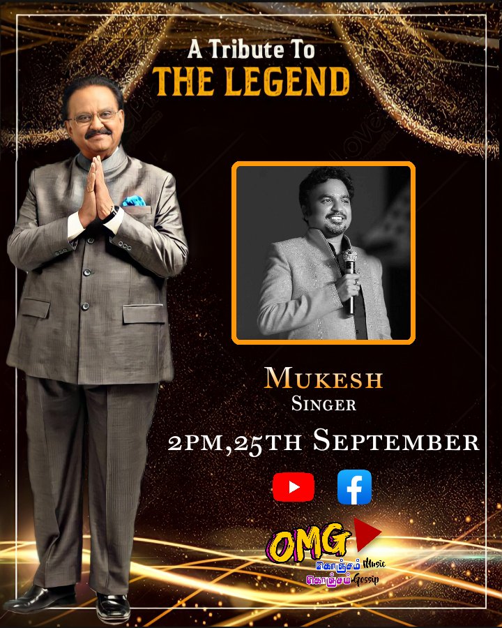 omgtamilradio's tweet photo. A tribute to the legend SPB on 25th September @ 2 pm (IST), 4.30( Malaysia & Singapore)
#legendspb #spbalasubramaniam #omgradio #omg_tamil https://t.co/q8Rm0xvvDB