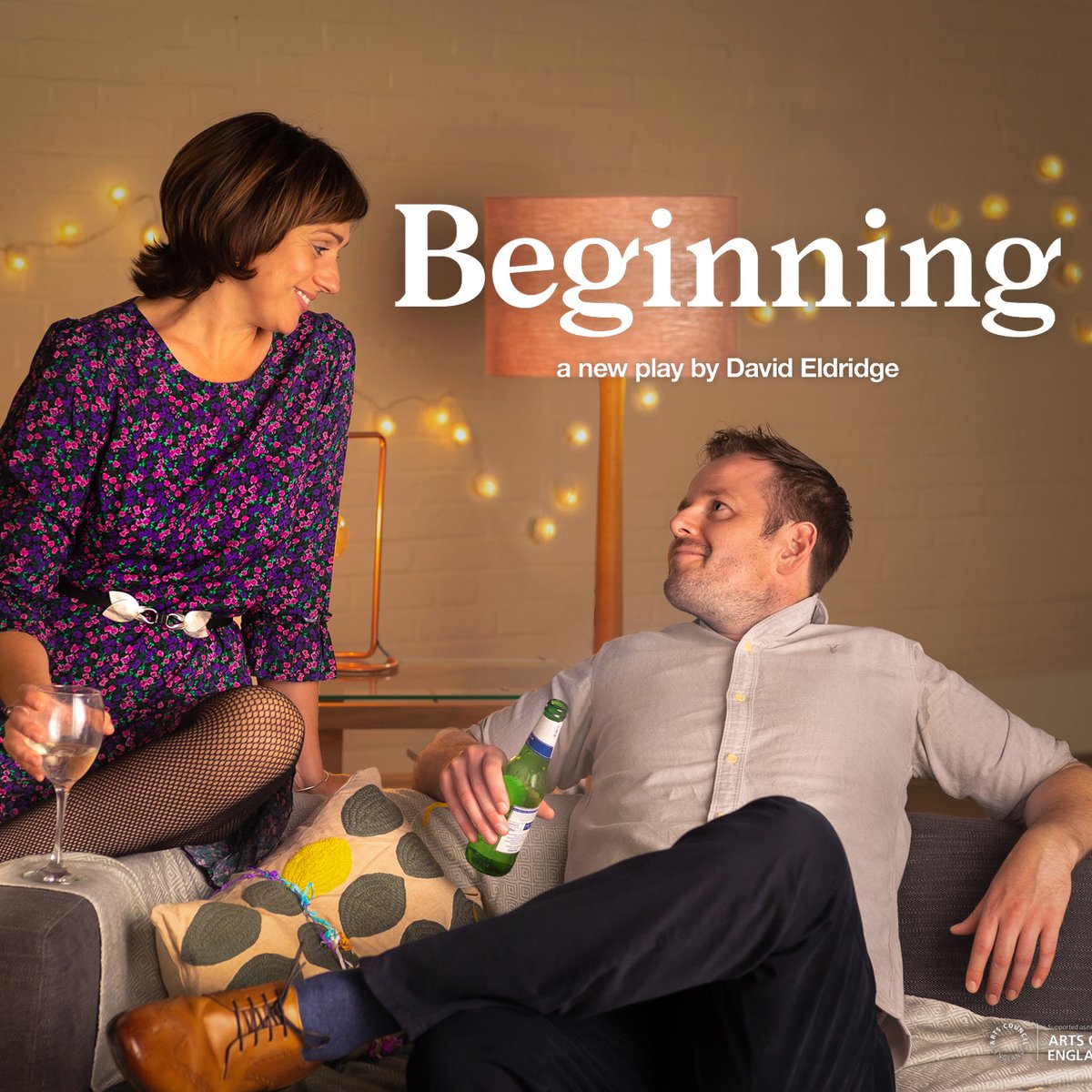Opens tonight - BEGINNING, the 'gorgeous new play' (★★★★★ Independent) by David Eldridge, starring Amanda Ryan &amp; Simon Darwen, a tender and funny look at the first fragile moments of a new relationship ★★★★★ @EveningStandard ★★★★★ <a href="/Telegraph/">The Telegraph</a> theatreroyal.org.uk/event/beginnin…