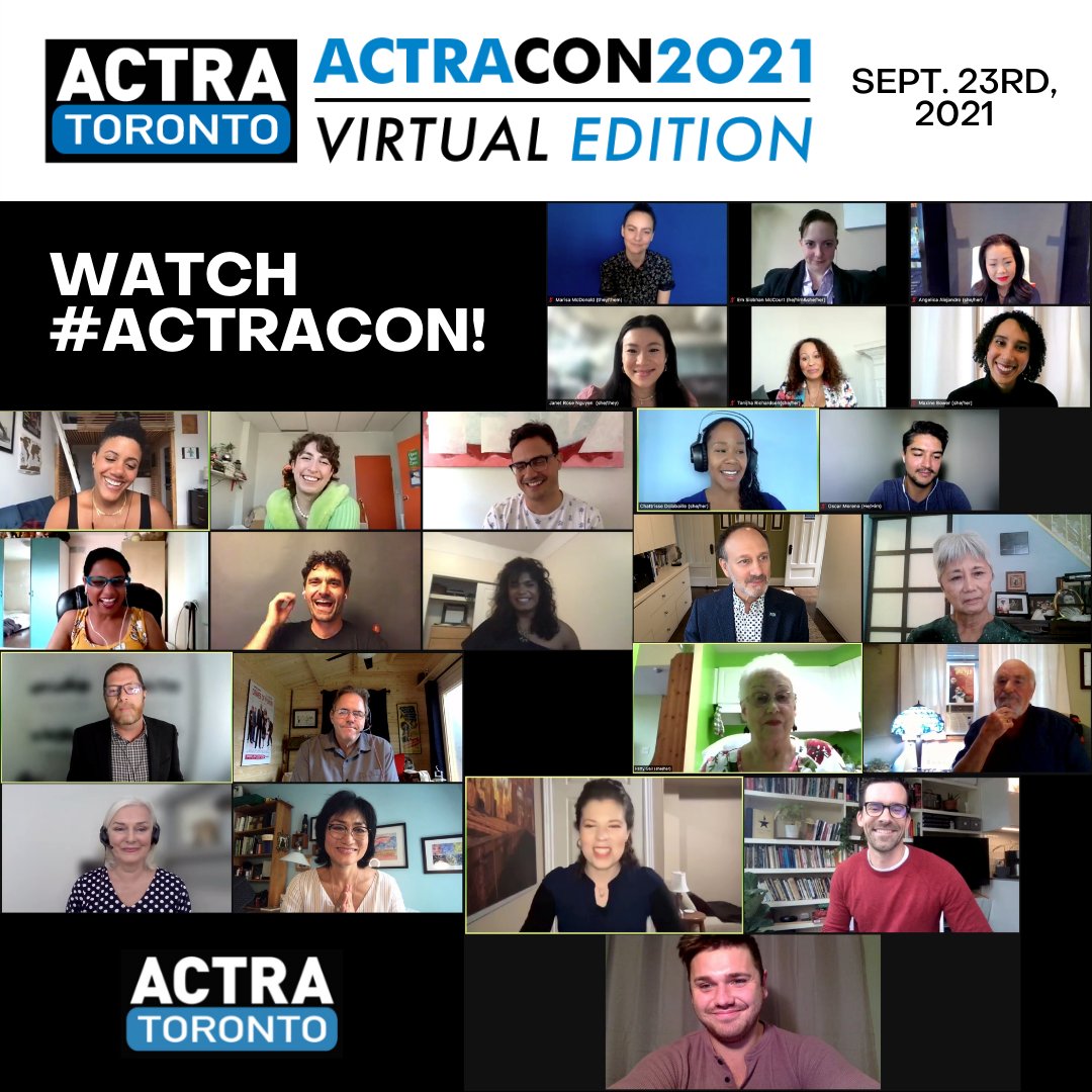 What a great #ACTRACon we had yesterday! Thanks to all the Conference Committee members, volunteers, panelists, and participants for making our Fall Members Conference a success! And now you can watch all the sessions online: actratoronto.com/fall-members-c…