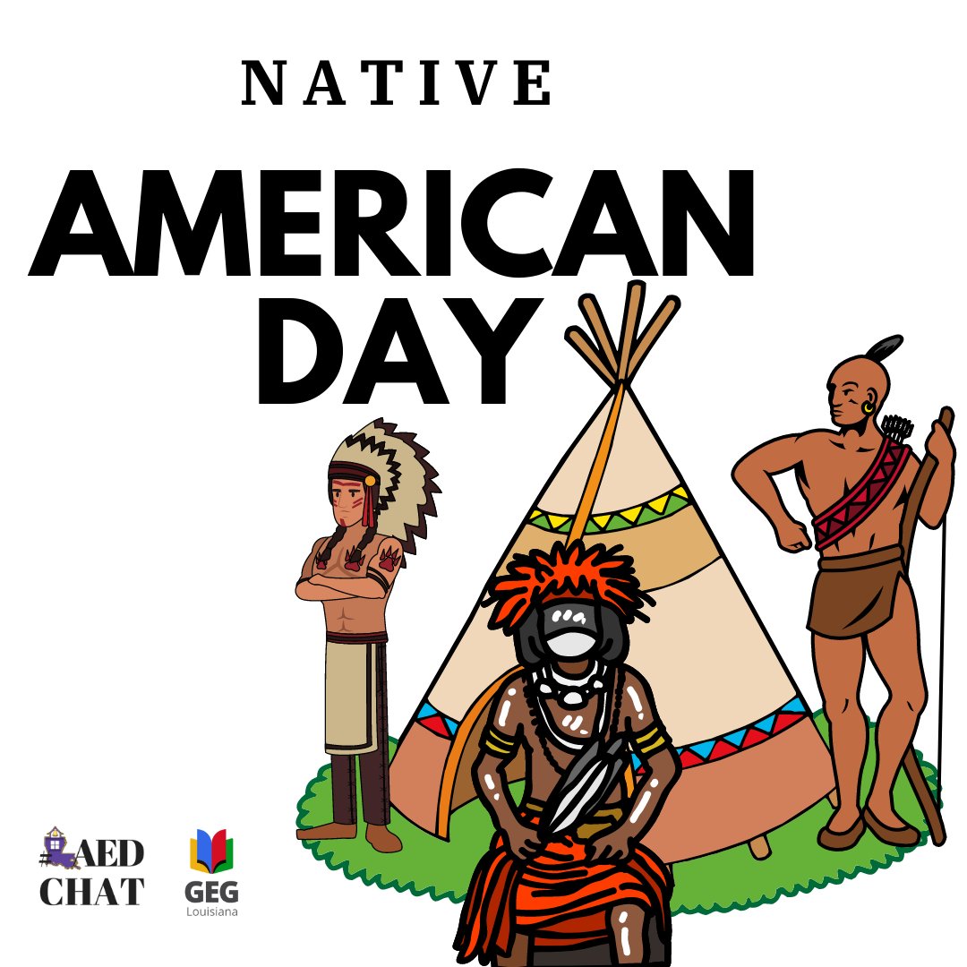 GEGLouisiana's tweet photo. Today, we celebrate Native American Day to commemorate the histories and cultures of the Indigenous People.
Happy Native American Day!
#GoogleforEDU #GoogleWorkspace #Workspace #GreauxGoogle #GEGLouisiana #GoogleforEducation #LAEDCHAT #Google #EdChat https://t.co/ibAl3Dkk1x