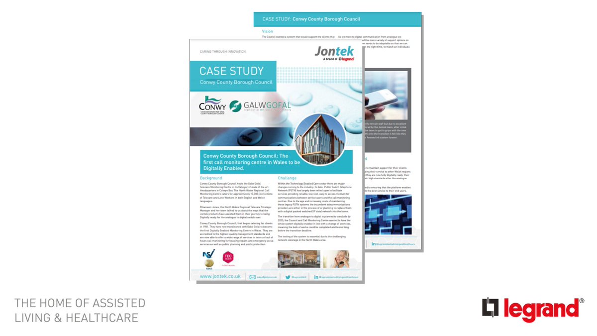 legrandalh's tweet photo. Unsure about making the leap to Digital?
Read one of our latest case studies which at look at the experience of Galw Gofal part of Conwy County Borough Council, as they became the first call monitoring centre in Wales to be Digitally Enabled.
https://t.co/FPGQvyCUNo
#Jontek https://t.co/1vHdoVGsnQ
