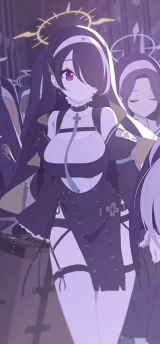 ブルアカの2ndPV見直してたけどシスターフッドのこの子めちゃかわいいな!!!!!!! 