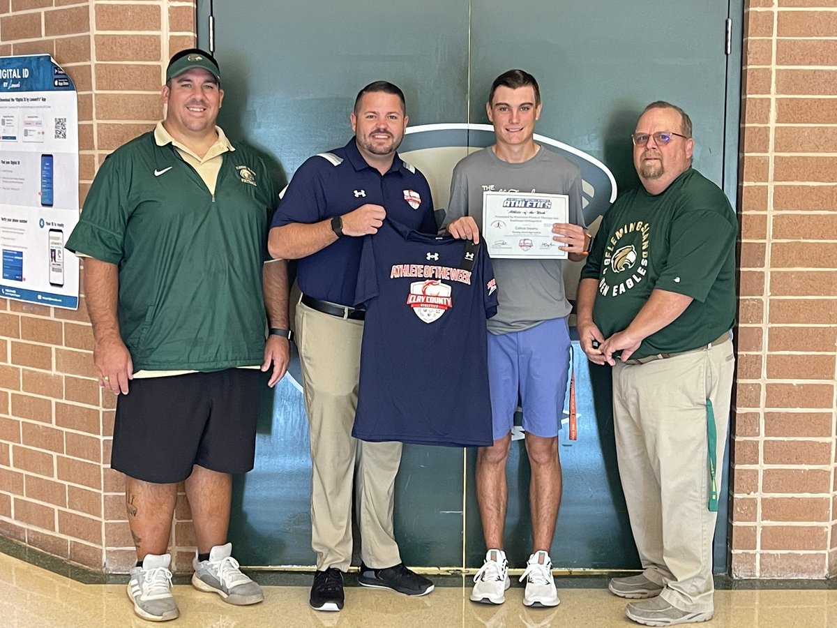 Clay County Athletics (@oneclaysports) on Twitter photo Congratulations to @islandgolffihs’s Colton Swartz for being the <a href="/Preferred_PT/">Preferred PT</a> and <a href="/SoutheastOrthos/">Southeast Orthopedic Specialists</a> Clay County Athlete of the Week! Colton shot a -4 par 67 to win the Randy Warren Invitational with a field of 17 teams. Congratulations!
Apparel sponsor: @bakerssportinggoods Congratulations to @islandgolffihs’s Colton Swartz for being the <a href="/Preferred_PT/">Preferred PT</a> and <a href="/SoutheastOrthos/">Southeast Orthopedic Specialists</a> Clay County Athlete of the Week! Colton shot a -4 par 67 to win the Randy Warren Invitational with a field of 17 teams. Congratulations!
Apparel sponsor: @bakerssportinggoods