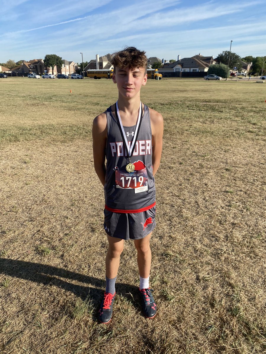 Taylor Weiland with the 4A and under Boys Win! #PonderPride #🥇
