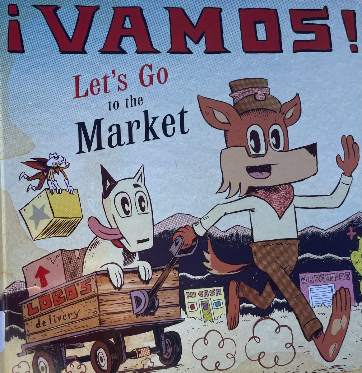 MrsFarnsworthML's tweet photo. I read ¡Vamos! Let's Go to the Market by @raulthe3rd in Mrs. Henry’s class @PrairieTrace1 today. Such a fun way to highlight #multilingualism and #HispanicHeritageMonth I even had the opportunity to practice ¡Vamos! let’s go outside for a fire drill 🤣 https://t.co/dQISHNYn5G
