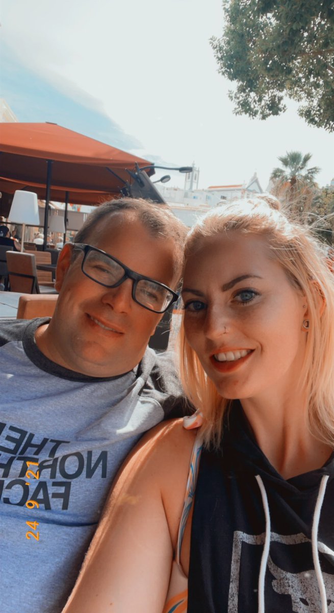 stacefacefidoe's tweet photo. Favourite place and favourite person #Portugal #hubbyandme #loveyoualltheworld @FidoeStuart https://t.co/EZ2S3bThkG