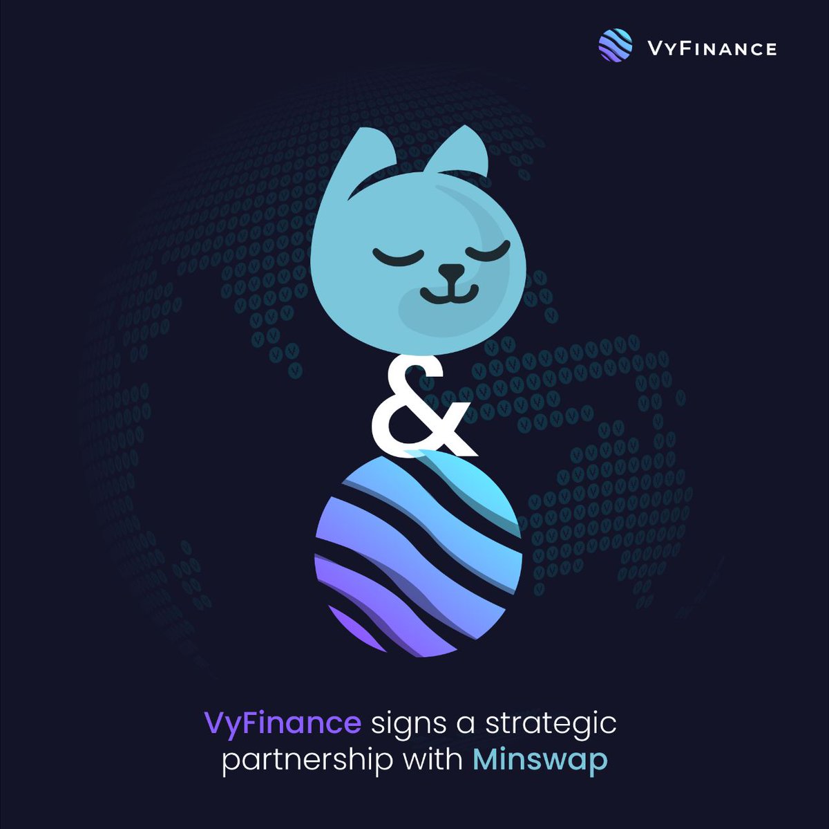 VyFiOfficial's tweet photo. We are proud to announce another partnership this week!

With the great team over at @MinswapDEX 

Read more here: https://t.co/rqj3fko4l5 https://t.co/56btm6P9dQ