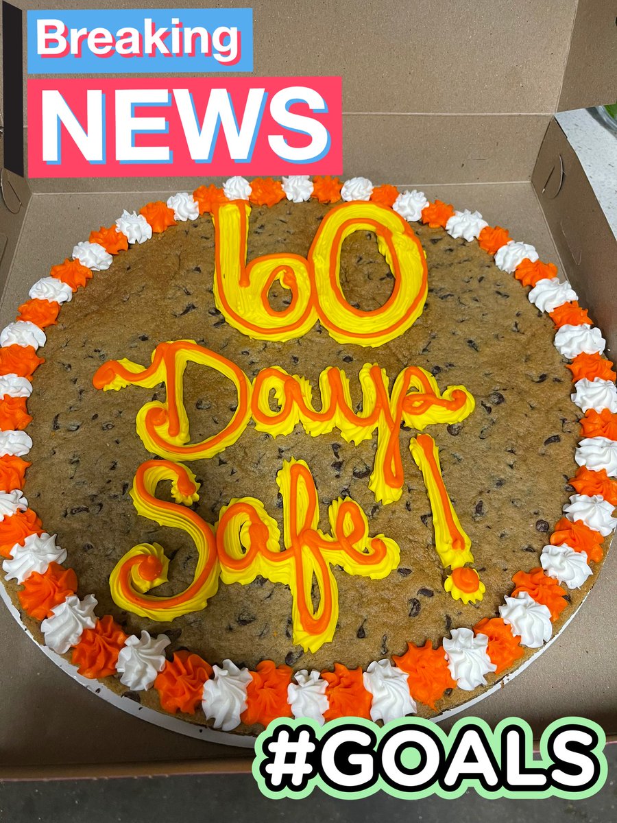 TammyLu4's tweet photo. Celebrating 60 days Safe yesterday!  Let’s go for the 356!#THD1859 #SafetyMatters @TXLuisMartinez @Aniseta3 https://t.co/m8WlbAhvk0