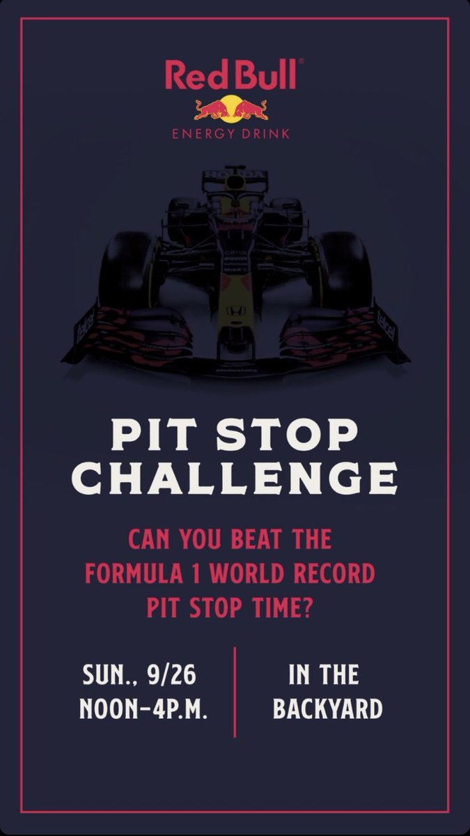 meligf628's tweet photo. .@redbullracing Pit Stop Challenge. This Sunday 9/26 at #TheDoralYard in @DowntownDoral #pitstopchallenge #readysetgo https://t.co/ECIms1fveU