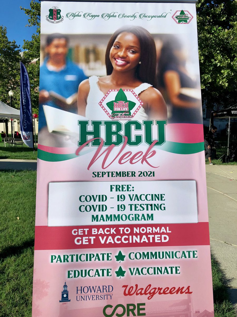 akasorority1908's tweet photo. Walgreens interviews International President and CEO, Dr. Glenda Glover about health event on Howard’s campus, as volunteers register participants. https://t.co/LdjLZmlbMl