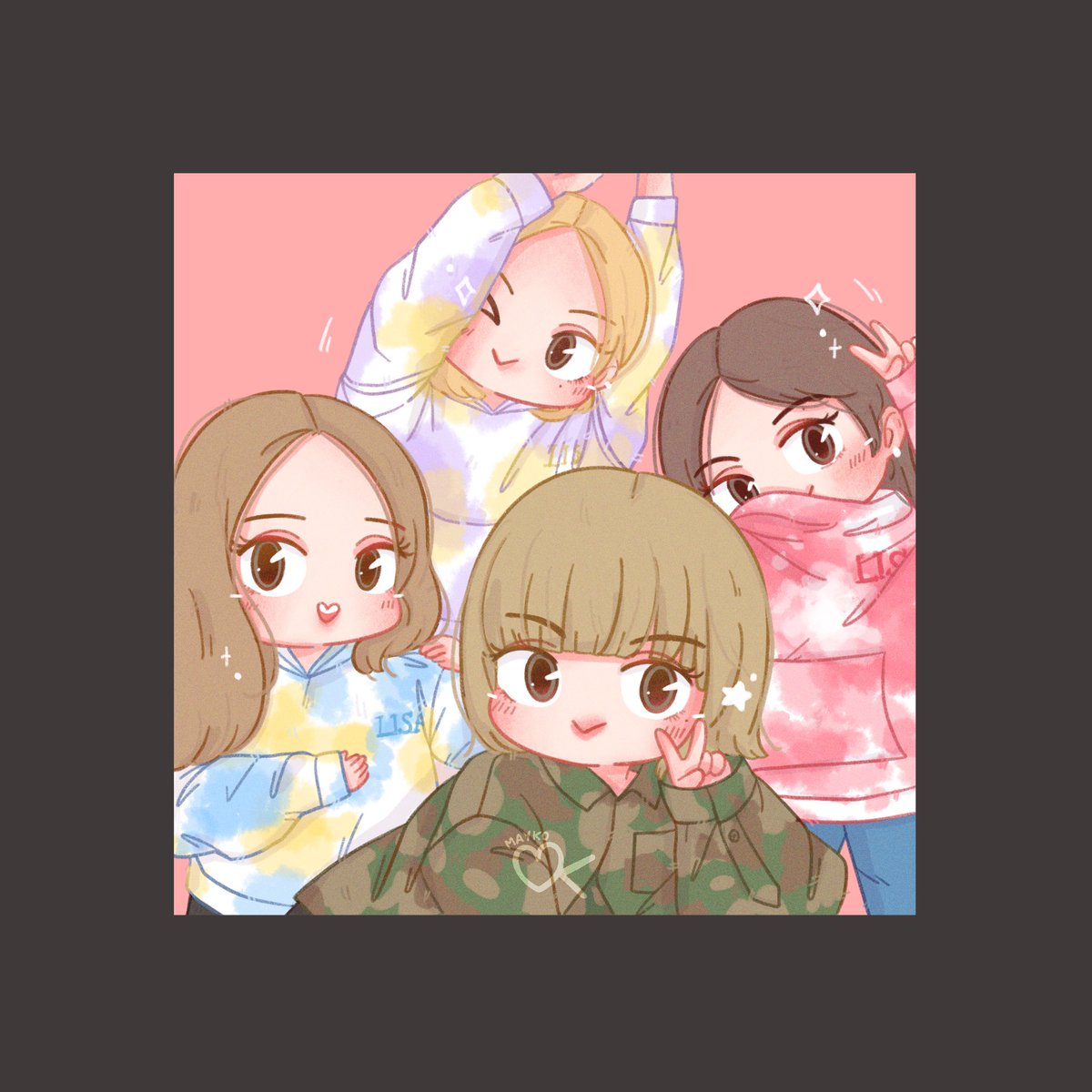 Mayko45's tweet photo. 🖤💓 #JENNIE #LISA #LALISA #JISOO #ROSÉ  #BLACKPINK #블랙핑크 #Mayko @BLACKPINK https://t.co/wgXD3P4czk