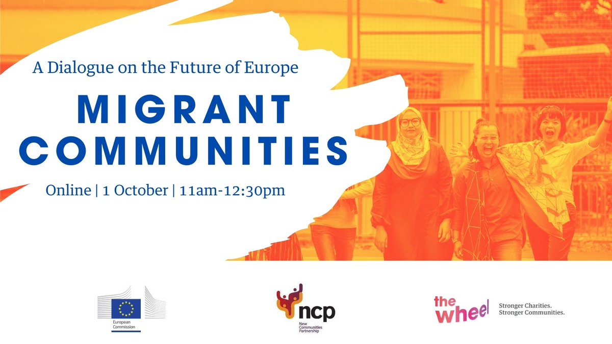 The Wheel (@the_wheel_irl) on Twitter photo 💡Share your ideas on #Migrant #Communities
🗣️Make your voice heard at #EU level #CoFoE
👉Join our online event with <a href="/new_communities/">New Communities</a>’s Sevak Khachatryan <a href="/seevaak/">Sevak Khachatryan</a> <a href="/eurireland/">EU Commission in Ireland</a> & Emma Murtagh @emmamurtagh17
🗓️1 October
Register now: wheel.ie/training/2021/…
#EUEngage 💡Share your ideas on #Migrant #Communities
🗣️Make your voice heard at #EU level #CoFoE
👉Join our online event with <a href="/new_communities/">New Communities</a>’s Sevak Khachatryan <a href="/seevaak/">Sevak Khachatryan</a> <a href="/eurireland/">EU Commission in Ireland</a> & Emma Murtagh @emmamurtagh17
🗓️1 October
Register now: wheel.ie/training/2021/…
#EUEngage