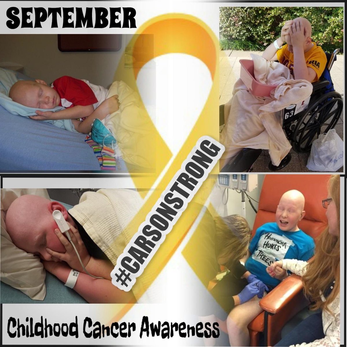 CarsonStrong4's tweet image. September- Childhood Cancer Awareness Day 24🎗
Today is National Brave Day! Who is the bravest person in your life?
Carson and children battling cancer are some of the bravest I know!
@CARSONSTRONG @nationalbraveday
