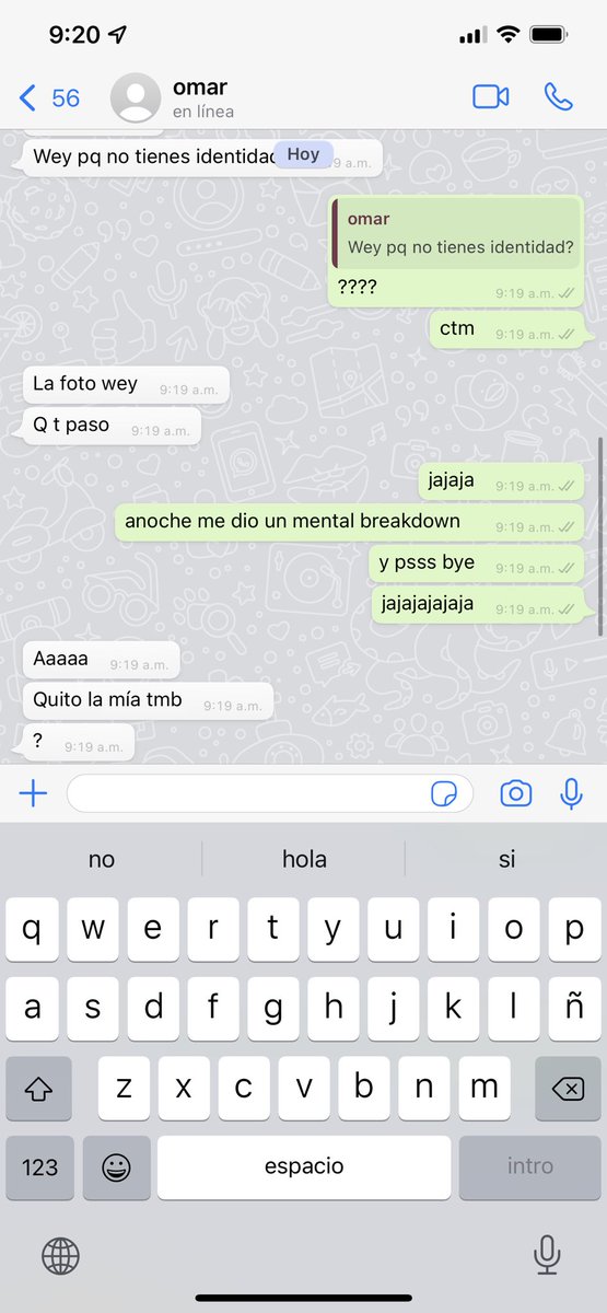 karlasnotess's tweet image. serían mi amigo quitándose la foto de perfil de whats por “apoyo emocional” jajajajajajaja ????