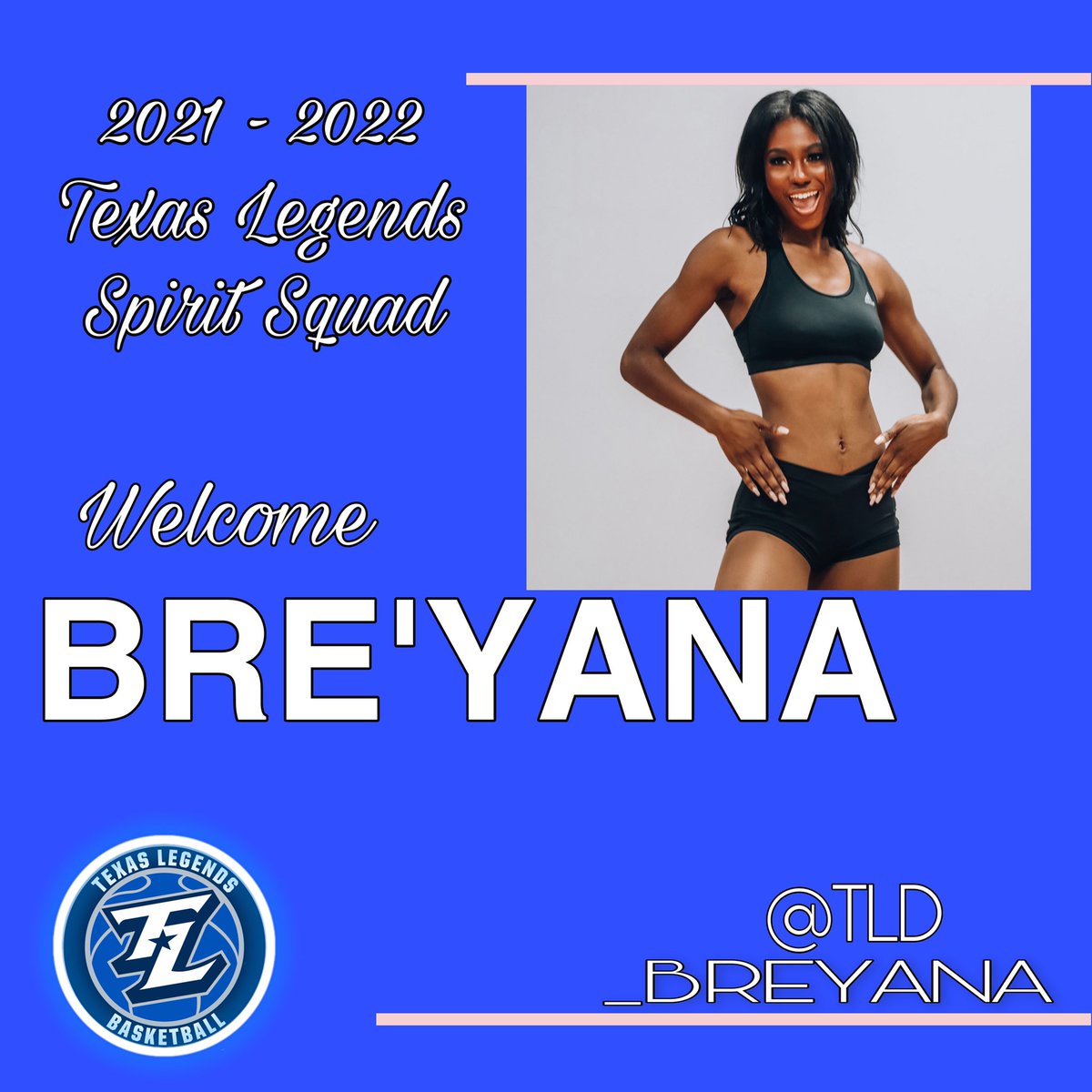 TLDancers's tweet photo. MEET Bre’Yana ✨

Rookie from Dallas, Tx! She is a flight attendant and graduated from the University of Louisville, KY in 2017! 👩🏾‍✈️

“I’m so excited to have the opportunity to partake in so many incredible experiences while being apart of the Legends Family!!”  @tld_breyana ✨ https://t.co/WMuExxhgUa