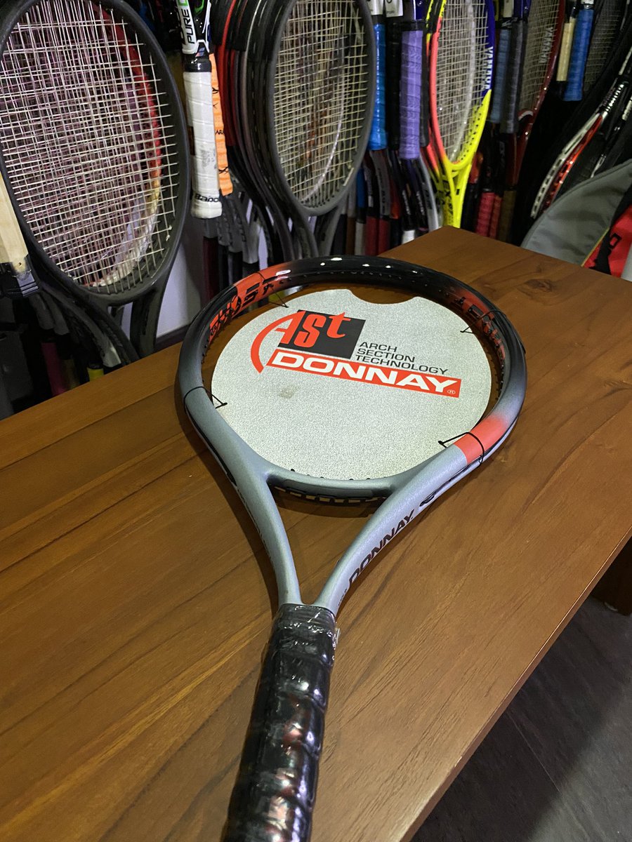 All_That_Racket's tweet photo. Finally got a stick that has “Ghosted” me for years! It’s one of the more “unique” wide body sticks which is a “Beast” in terms of shape &amp; design. Introducing the @xenecoretennis Ghost 👻 OS in its full glory!
#donnay #donnaytennis #donnaytennisracket #donnayghost #allthatracket https://t.co/iG5YeFaoZ4