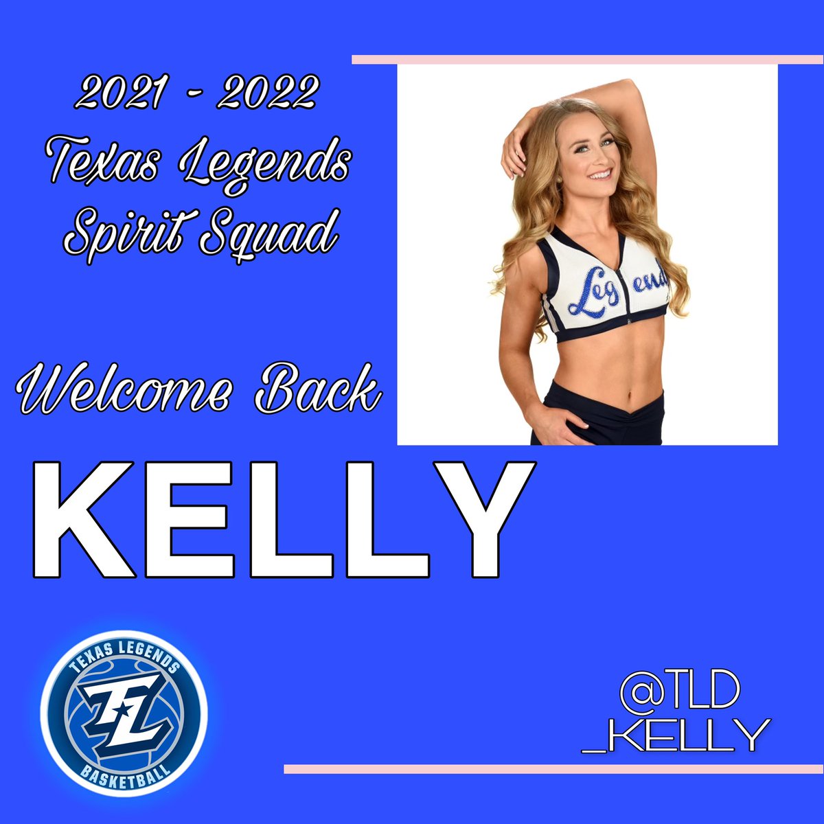 TLDancers's tweet photo. 3rd year Veteran from Bossier City, LA! She is a current PhD Student studying psychology with an emphasis in Neuroscience! 👩🏼‍⚕️ 

“This season, I’m looking forward to reconnecting with our Legends family and community and getting back on the court!!” 

Keep up with @tld_kelly ✨ https://t.co/M5O3ba23Hk