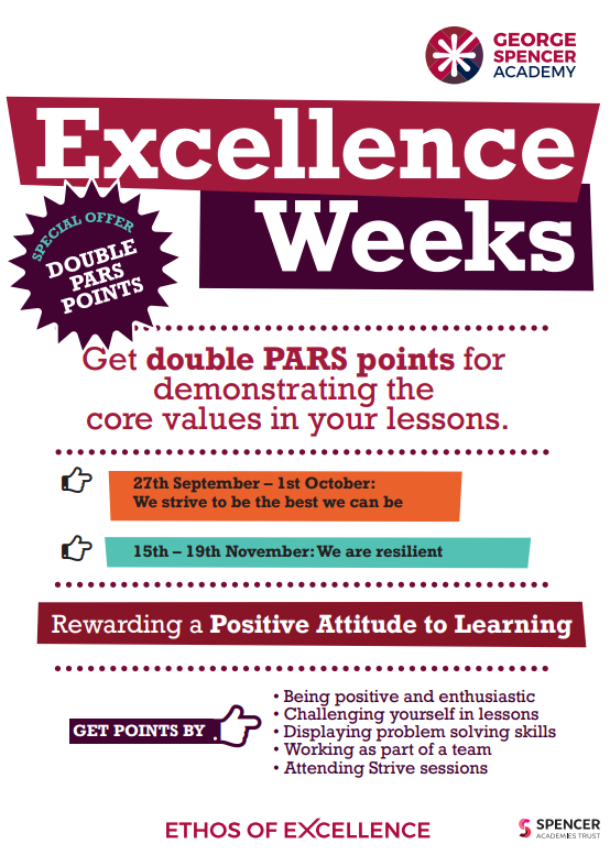 George_Spencer's tweet photo. Next week is an #ExcellenceWeek your chance to earn double PARS points 🌟 https://t.co/dJOzlzPBHa