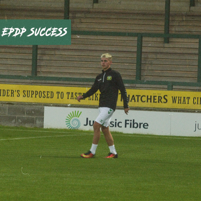 YTFC's tweet photo. 💪 Wednesday night saw three members of #YTFC's Elite Player Development Programme in partnership with @YeovilCollege get their first taste of first team action. 

👏 Well deserved, lads!