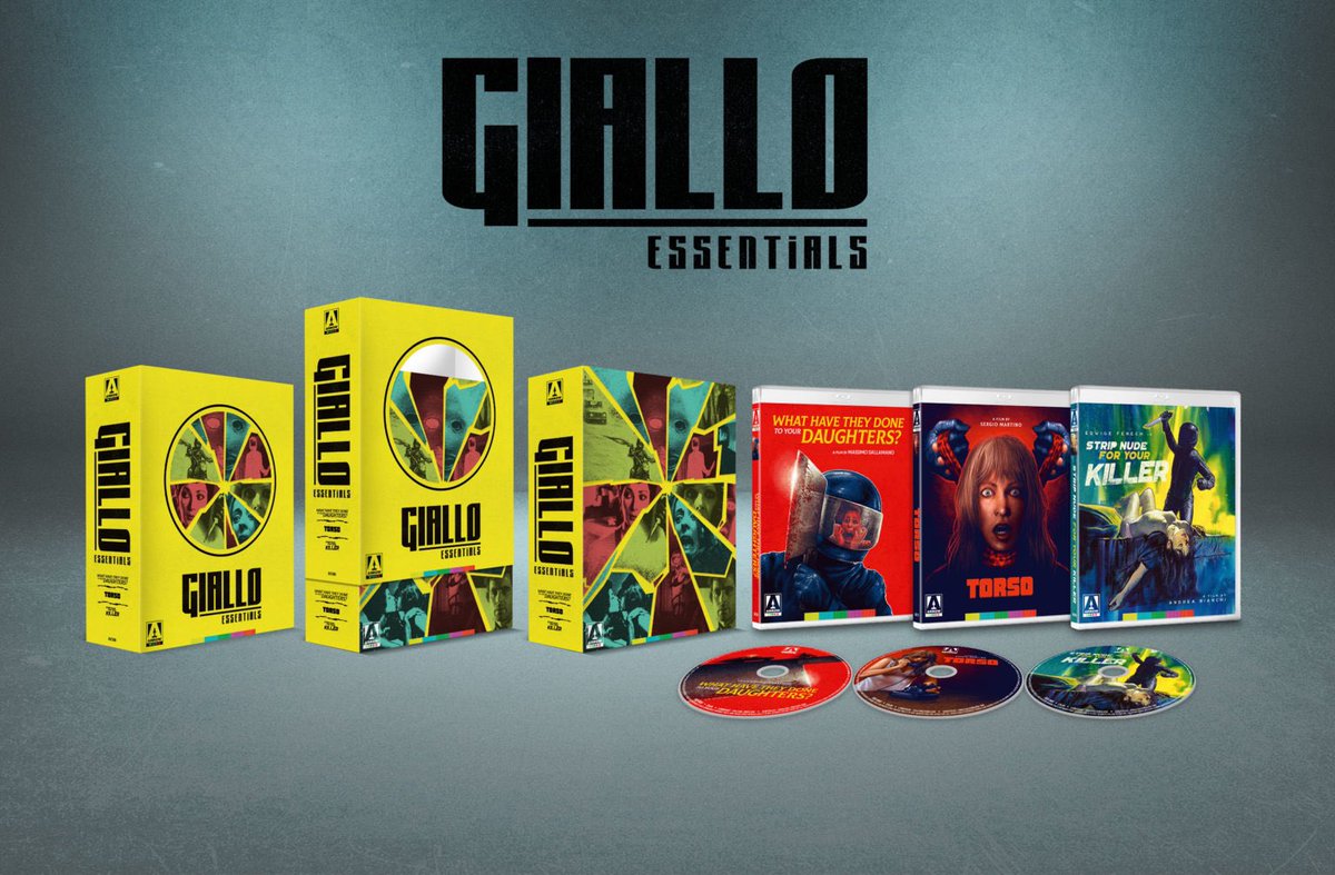 disc_connected's tweet image. ***ANNOUNCEMENT***

Coming in December from @ArrowFilmsVideo: #GialloEssentials Volume 2!

#BluRay #PhysicalMedia #BluRays #BluRayCollectors #Collecting #Collectors #CultMovies #DiscConnected #BluRayJunkies #HorrorObsessed #ArrowVideo #Giallo #Arrow