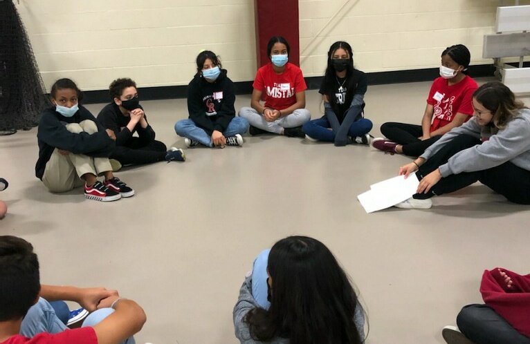 SmsgCrusaders's tweet photo. Seventh grade students of the West Deanery Unified Catholic Schools participated in a joint retreat today. The morning consisted of Eucharistic adoration, confession, Mass, and reflections.  @SmsgCrusaders @CRHS_Indy @stanthonyindy @ArchIndySuptDis https://t.co/eSk5PA9iLI
