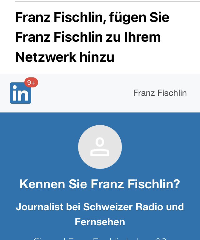 Franz Fischlin tweet media