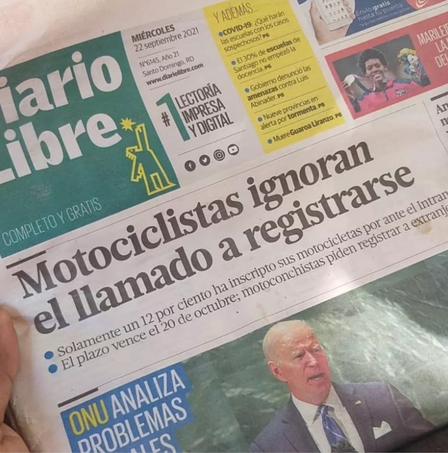 FelixDavidMejia's tweet photo. @DiarioLibre el periodismo tiene q ver con reportar los hechos de la manera más fidedigna posible. En ocasiones algunos asuntos tienen + de un cristal para apreciarlo, y escribir un artículo como este, q más que un artículo es la venta de la una portada promocional al @INTRANT_RD https://t.co/e2ikt59oCP