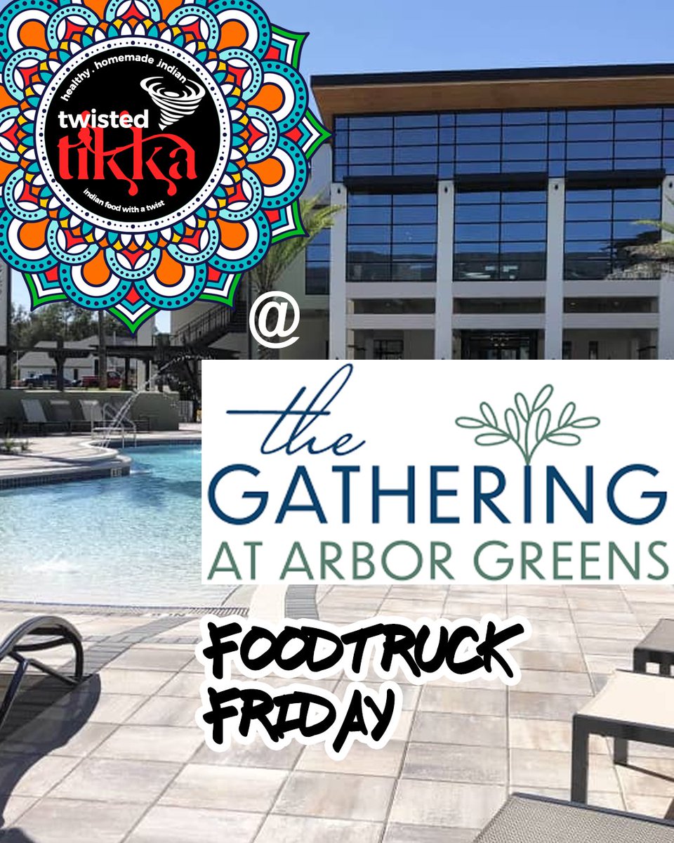 twistedtikka's tweet photo. NEW Community visit!
We will be at @thegatheringgnv tonight with our crow favorites #chickenbuttermasala #TikkaGyro #Samosa and also our new hit since yesterday #PumpkinFritters

#IndianFood #FoodtruckFood #IndianFoodTruck #SupportLocal #LoveWhereYouLive #ApartmentLiving https://t.co/fh0uQndIQ2
