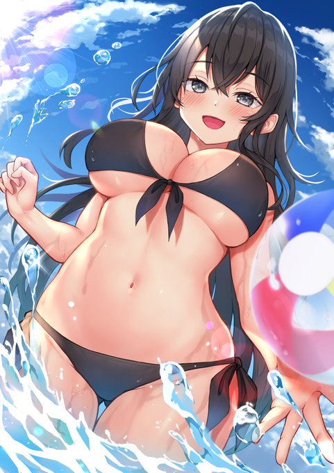 水着JKさんと海🌊 