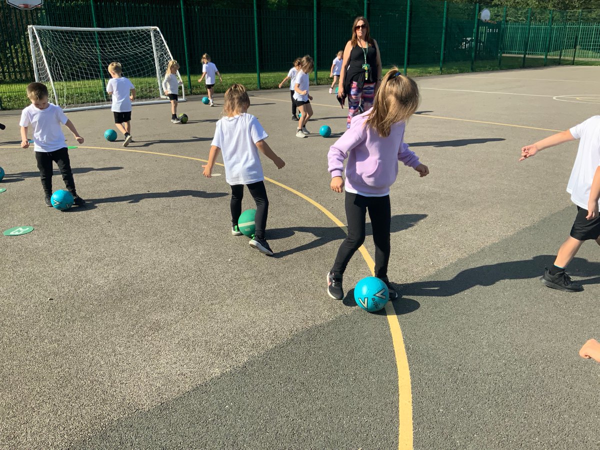 Plant_MrsChad's tweet photo. Our football skills are improving each week! https://t.co/0j8Jn6dBHK