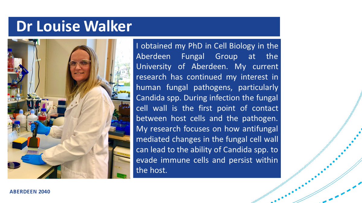 NVISION (@nvisionabdn) on Twitter photo Meet Dr <a href="/LouiseWalker116/">Louise Walker</a>! Are you curious about human fungal pathogens? π
#NPAW2021 #lovepostdocs <a href="/aberdeenuni/">University of Aberdeen</a>
@aberdeenuni_smd Meet Dr <a href="/LouiseWalker116/">Louise Walker</a>! Are you curious about human fungal pathogens? π
#NPAW2021 #lovepostdocs <a href="/aberdeenuni/">University of Aberdeen</a>
@aberdeenuni_smd