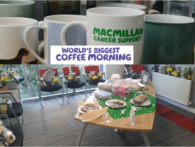 A great effort from the Unitas Wholesale team in raising £180 for Macmillan #MacmillanCoffeeMorning