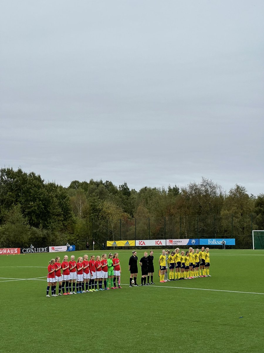 CecilieOlsen1's tweet image. J15-landslaget med 2-2 mot Sverige i dag🇳🇴👏🏻