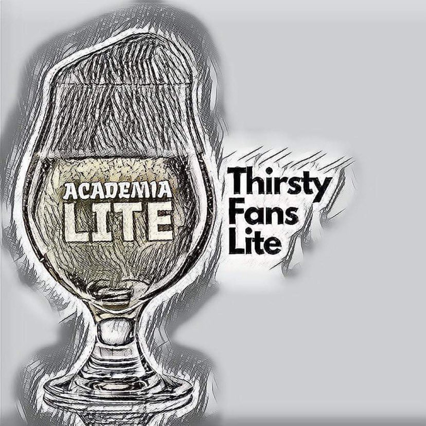 AcademiaLite's tweet photo. NEW EPISODE - S7 EP8 - Thirsty Fans Lite

Examining whether or not beer availability increases attendance at college sporting events!

Listen everywhere:

Apple: https://t.co/pEqQD4eoKa

Spotify: https://t.co/jlR3SKuMRN

#Podcast #AcademiaLite #OfflineOutcomes #CollegeFootball https://t.co/BFa5u6xLsy