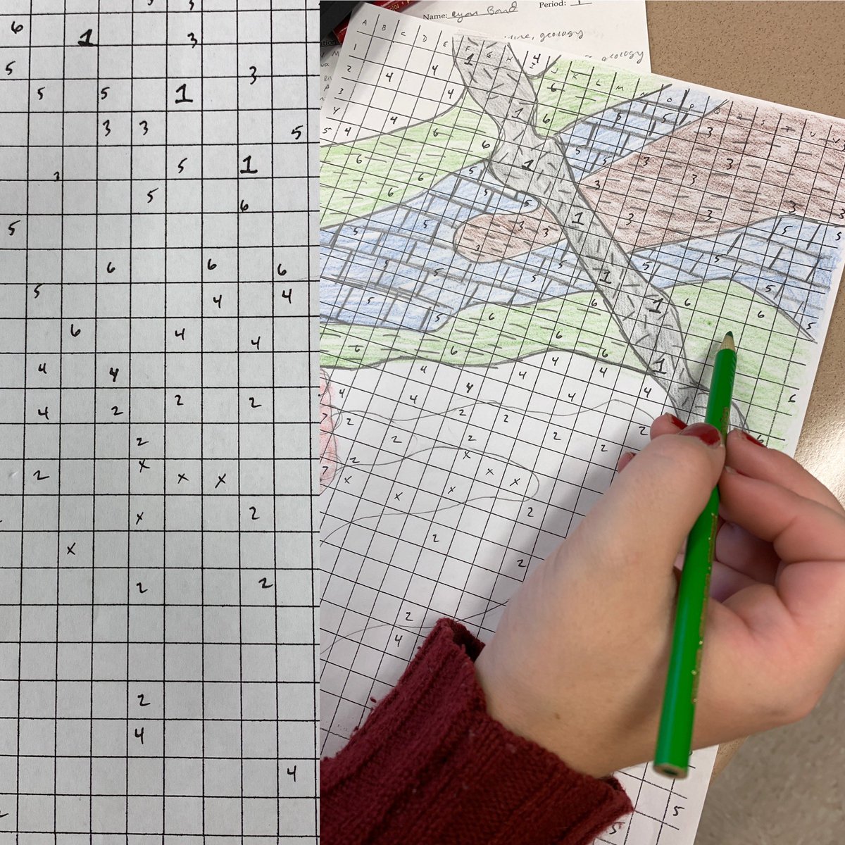 dolostone's tweet photo. My awesome #AdvancedGeology students this morning took what initially looked like meaningless geologic data and sprinkled in interpretation & art . . . and transformed it into a useful geologic map. My kids rock.
#BestClassEver #BestStudentsEver #ExplorationGeology #Geology https://t.co/nlesW7tFcJ