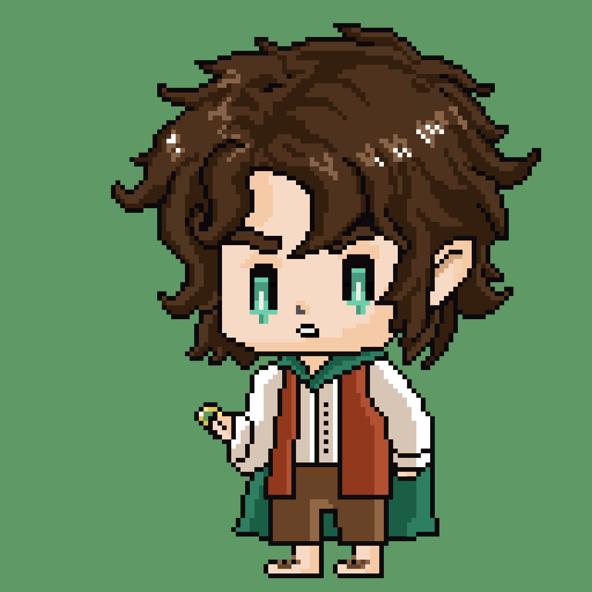 ChibiCryptoPunk's tweet photo. Chibi Punk #0062-Frodo on #opensea 
https://t.co/PWpIf5pHmZ

#cryptoart #nftcollector #nftart #NFTartist #NFTartists  #NFTcollectibles #cryptoartist #Cryptoartists #NFT #NFTs #NFTCommunity #pixelart #cryptopunks  #cryptoart  #NFTmarketplace #LordOfTheRings   #nftcollectors https://t.co/hgxaI1Udmv