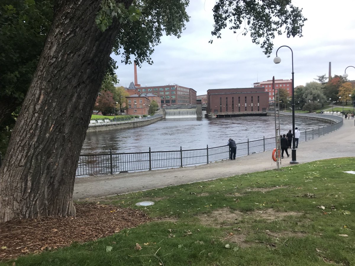 Now enjoying a coffee at my favourite place in Tampere!