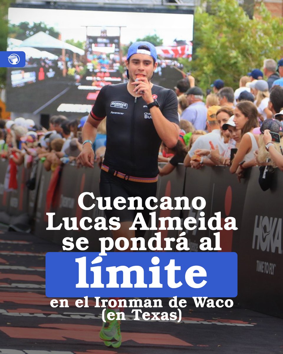 elmercurioec's tweet photo. El cuencano Lucas Almeida ya entren para Ironman en Texas una semana después de su participación en el Campeonato Mundial de Ironman 70.3 en St. George (EE.UU.), en el que se ubicó como el mejor ecuatoriano.
👉 https://t.co/ioOqqn7whl https://t.co/NpWVzuQoTY