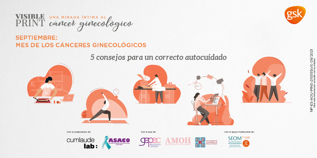 GSK_ES's tweet photo. Septiembre es el mes del #CáncerGinecológico, y GSK y #CumlaudeLab nos unimos para dedicar #UnaMiradaÍntima a la salud y al cuidado de la mujer.
¿Conoces los 5 #consejos para un correcto #autocuidado tras pasar por un #cáncer ginecológico?
Descúbrelos en https://t.co/mafdr7N90r https://t.co/BZy7D1OgbI