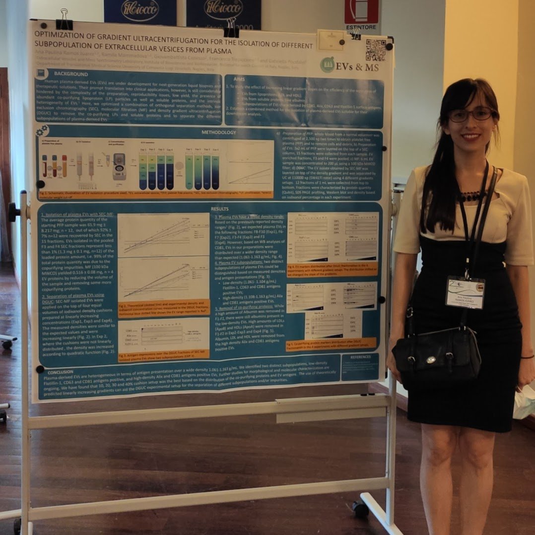 Paulina75138427's tweet photo. Really happy to show our work on plasma-derived #EVs and meet in person again at the 2nd Symposium of #EVIta #Tuscany To know more about our work visit #EVs&amp;MS lab https://t.co/uWY52wnFzE @GabriellaPocsf1 @RamilaMammadova @ManeeaMoubarak https://t.co/KgnmAa9koT